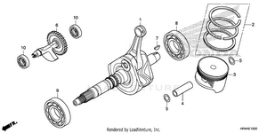 Crankshaft@piston Schematic