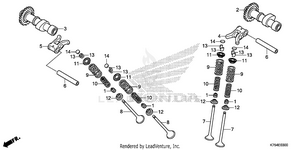 Camshaft@valve Schematic