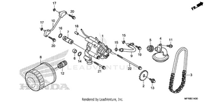 Oil Filter@oil Pump Schematic
