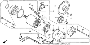 Starter Motor Schematic