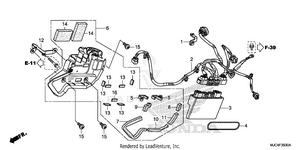 Abs Control Unit         (cbr600ra) Schematic