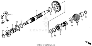 Kick Starter Spindle Schematic