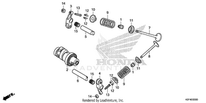 Camshaft@valve Schematic