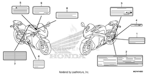 Caution Label Schematic