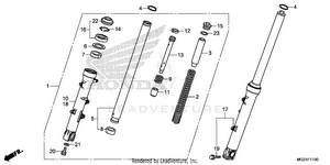 Front Fork Schematic