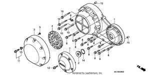 Right Crankcase Cover Schematic