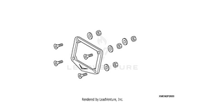 Chrome Billet License Plate Frame (v Design) Schematic