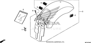 Rear Fender (2) Schematic