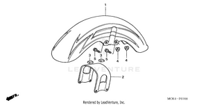 Front Fender Schematic