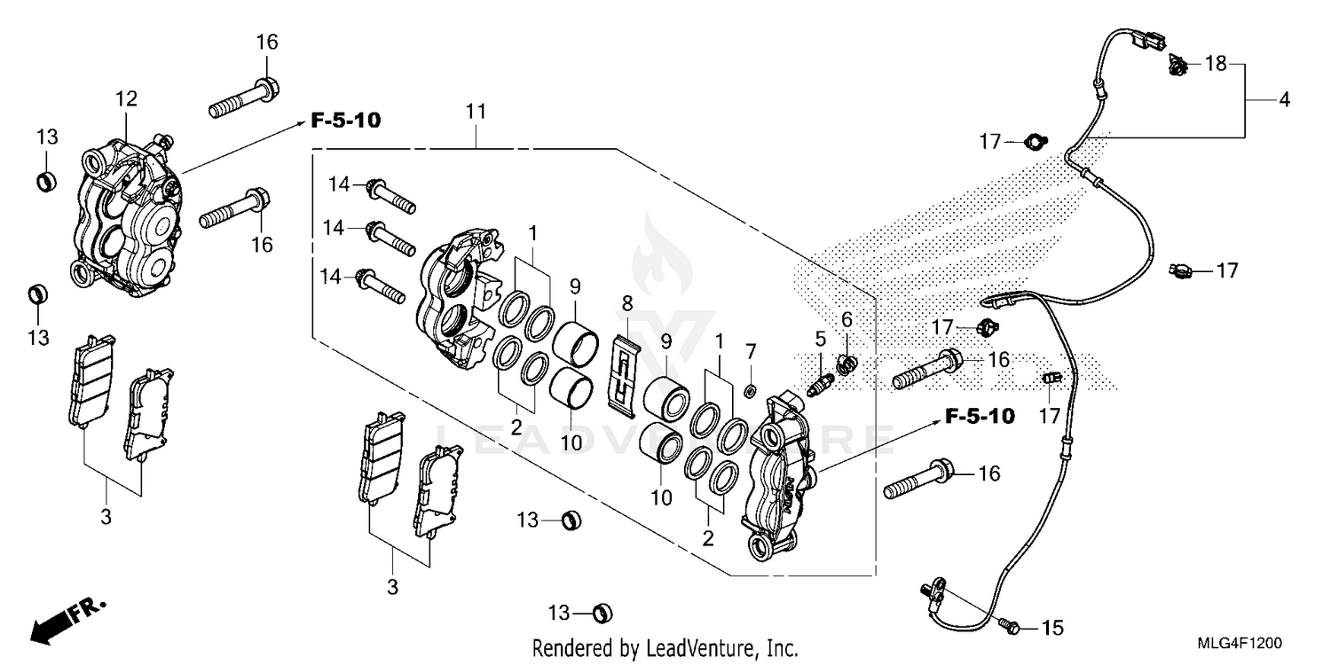 FRONT BRAKE CALIPER