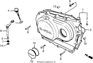 Right Crankcase Cover Schematic