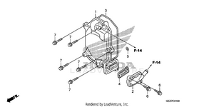 Cylinder Head Cover Schematic