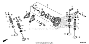 Camshaft@valve Schematic