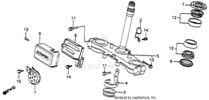 Xl500r Steering Stem + Horn 82 Schematic