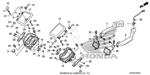 Air Duct (gl1800'06-) Schematic