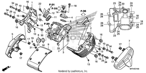 Front Cylinder Head Cover Schematic