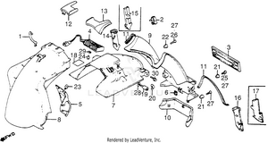 120i/a/lrear Fender 84-85 Schematic