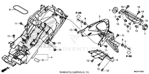 Rear Fender Schematic