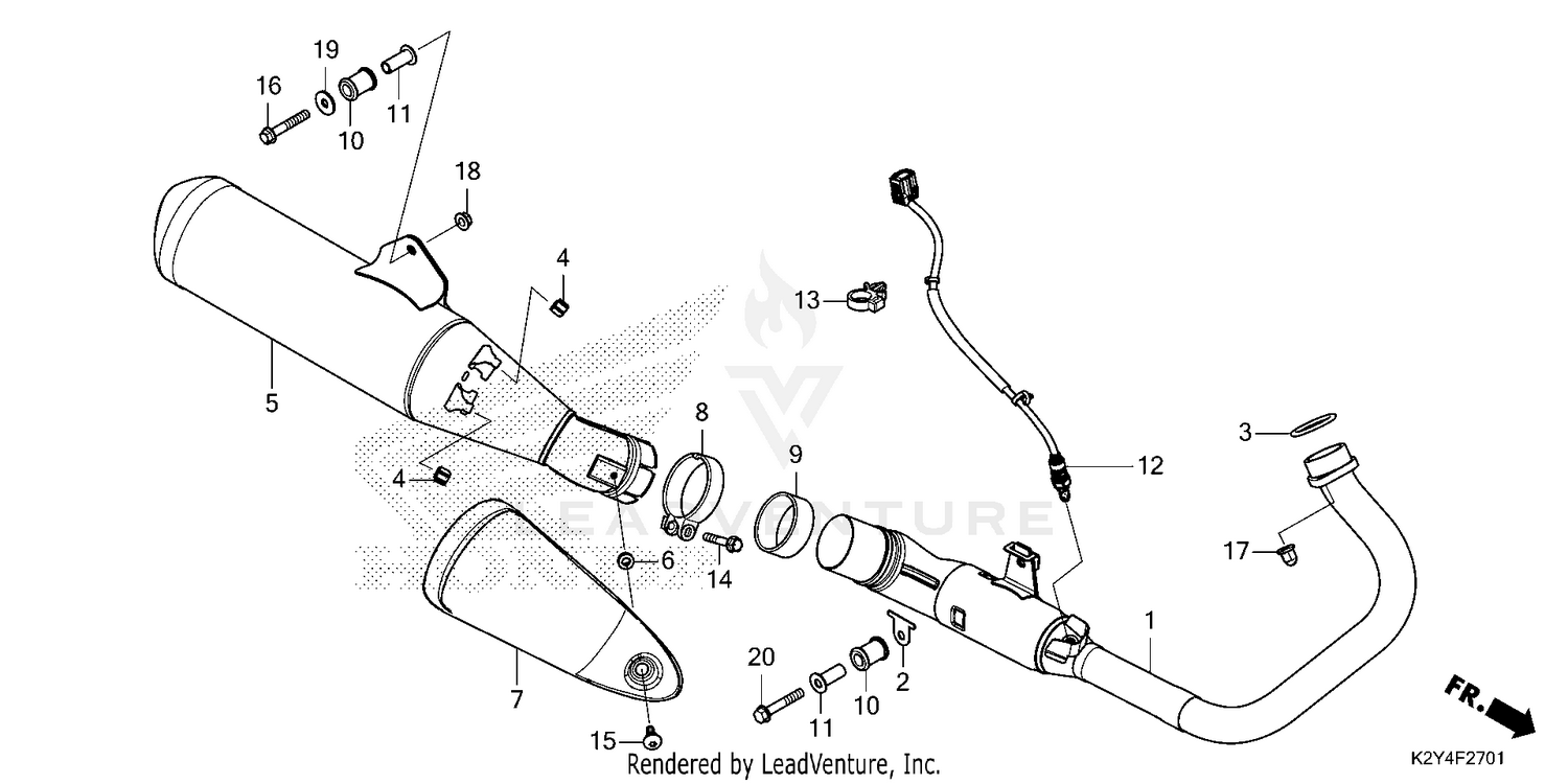 MUFFLER (CMX300A3)