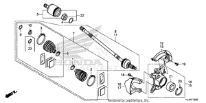 Front Knuckle@driveshaft Schematic