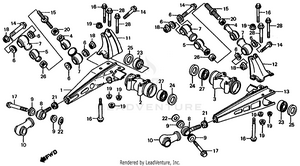Rear Swingarm Schematic