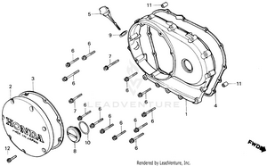 Right Crankcase Cover Schematic