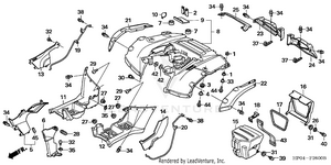 Rear Fender Schematic