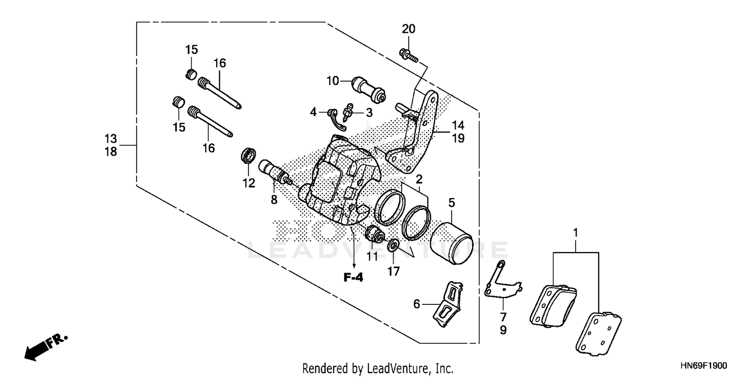 FRONT BRAKE CALIPER