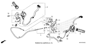 Handle Lever@switch@cable Schematic