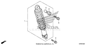 Rear Shock Absorber Schematic