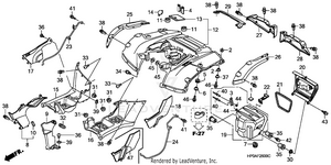 Rear Fender Schematic