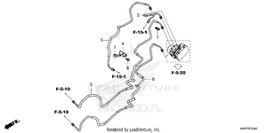 Brake Pipe Schematic