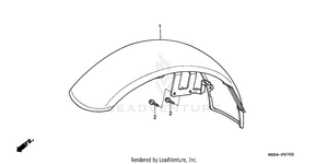 Front Fender Schematic