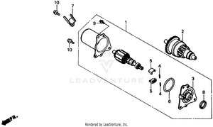 Starting Motor Schematic