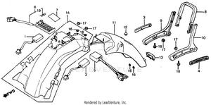 Rear Fender + Sprak Unit 84 Schematic