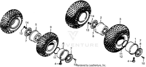 Wheel Rim + Tire Schematic