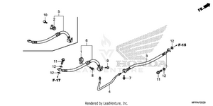Brake Line (1) Schematic