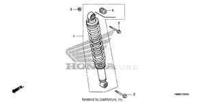 Rear Shock Absorber Schematic