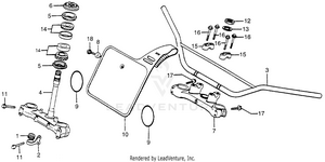 Handlebar + Top Bridge 83 Schematic