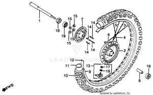 Front Wheel Schematic