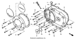 Right Crankcase Cover Schematic