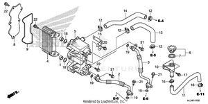 Oil Cooler Schematic