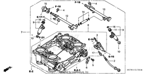 Throttle Body (assy.) Schematic