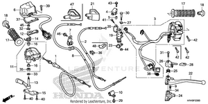 Handle Lever@switch@cable Schematic