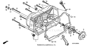 Right Crankcase Cover Schematic