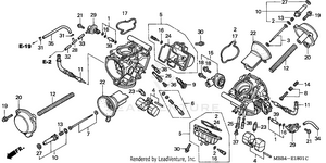 Carburetor (component    Parts) Schematic