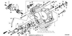 Front Crankcase Cover Schematic