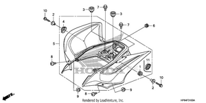 Rear Fender Schematic