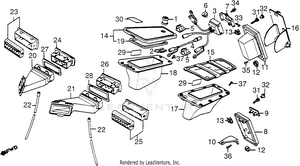 120ia/l Fairing Pocket 84-85 Schematic