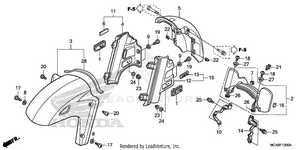 Front Fender Schematic